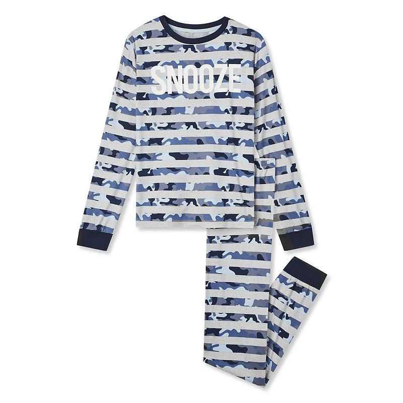 GEORGE Boy's 2-Piece Long Sleeve Pajama Set