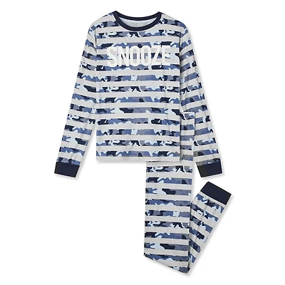 GEORGE Boy's 2-Piece Long Sleeve Pajama Set