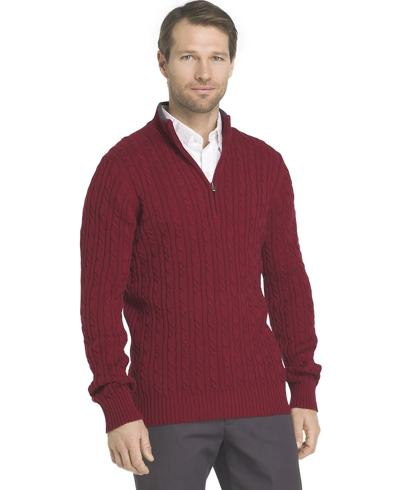 Arrow Men's Long Sleeve Mock Neck Sweater