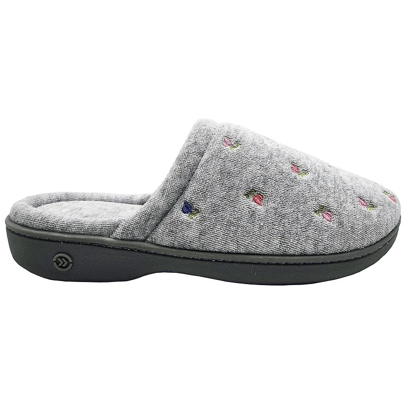 Isotoner® Women's Sasha Embroidered Terry Clog Slippers