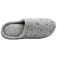 Isotoner® Women's Sasha Embroidered Terry Clog Slippers