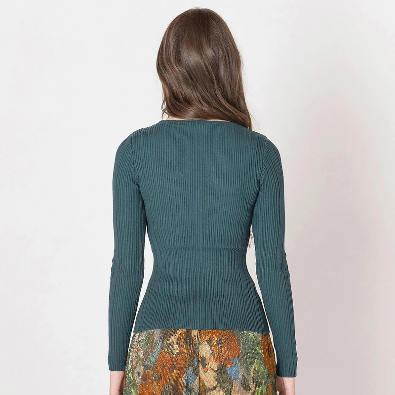 Devoted, Ribbed Sweater, Sizes XS-XL