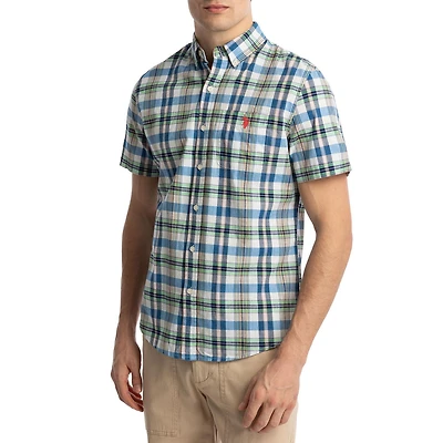 U.S. Polo Assn. Men's Short Sleeve Button Down