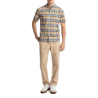 U.S. Polo Assn. Chemise Boutonnée à Manches Courtes Pour Hommes