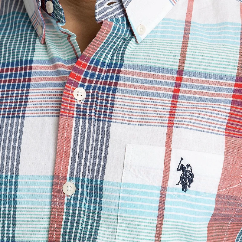 U.S. Polo Assn. Men's Short Sleeve Button Down