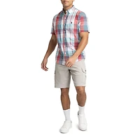 U.S. Polo Assn. Chemise Boutonnée à Manches Courtes Pour Hommes