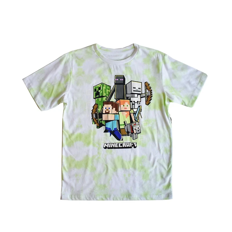 Boy's Minecraft Survive Trio Short Sleeve T-Shirt