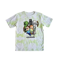 Boy's Minecraft Survive Trio Short Sleeve T-Shirt