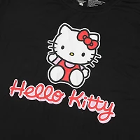 Women's Hello Kitty Pajama Set | Kitty Graphic Short Sleeve Top & Long Leg PJ Bottoms- Online Exclusive