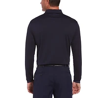 Polo en sergé texturé à manches longues Ben Hogan Performance pour hommes