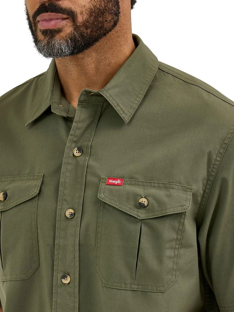 Wrangler Sergé à manches courtes