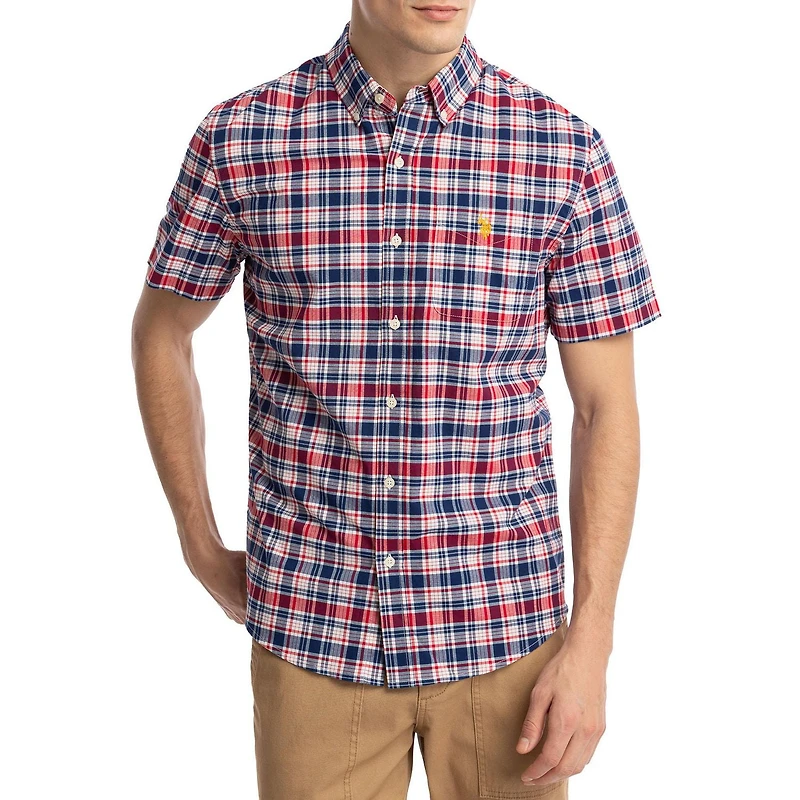 U.S. Polo Assn. Men's Short Sleeve Button Up Shirt