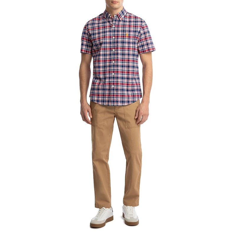 U.S. Polo Assn. Men's Short Sleeve Button Up Shirt