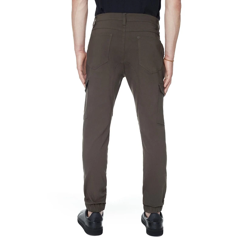 Dark Black Men's Comfort Stretch Cargo Pant
