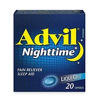Advil Nuit Analgésique Aide-Sommeil Liqui-Gels 20 Capsules