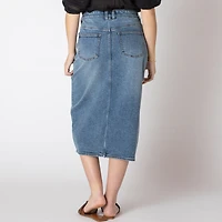 Devoted jupe midi en denim