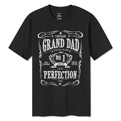 T-shirt à imprimé graphique George pour hommes Tailles P-2XL