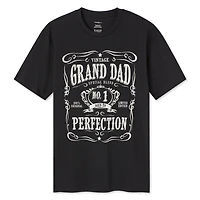 T-shirt à imprimé graphique George pour hommes Tailles P-2XL