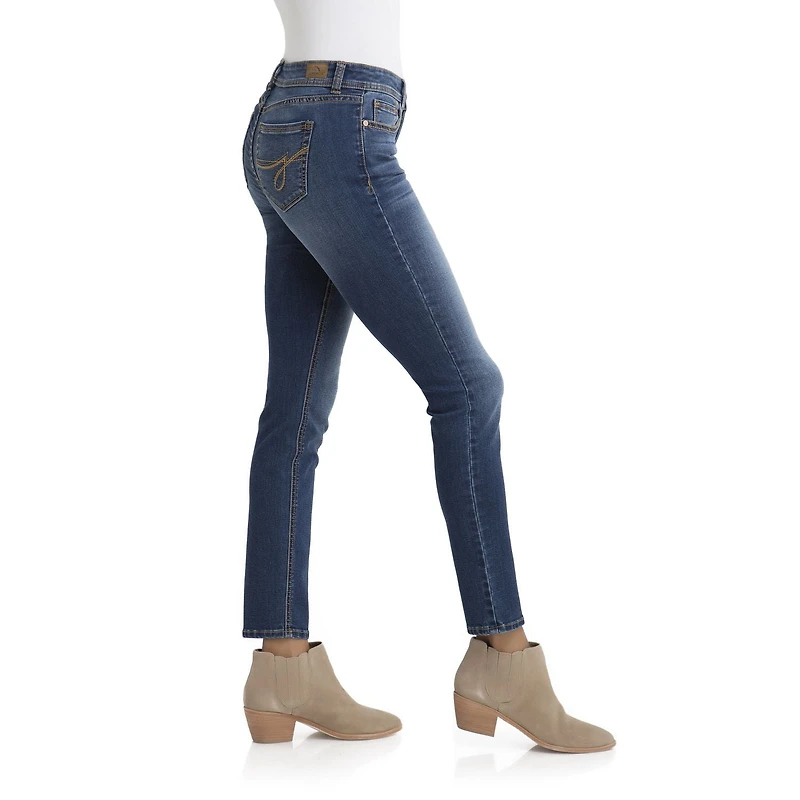 Jordache Women's Mid Rise Skinny Jean