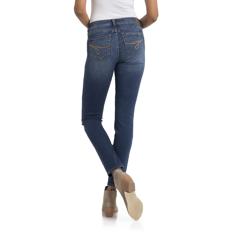 Jordache Women's Mid Rise Skinny Jean