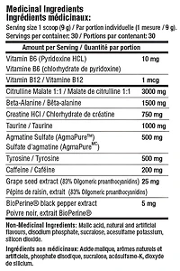 Mammoth Pump, Fruit Punch 30 serve