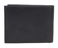 R70 Men's Genuine Slimfold Black Wallet