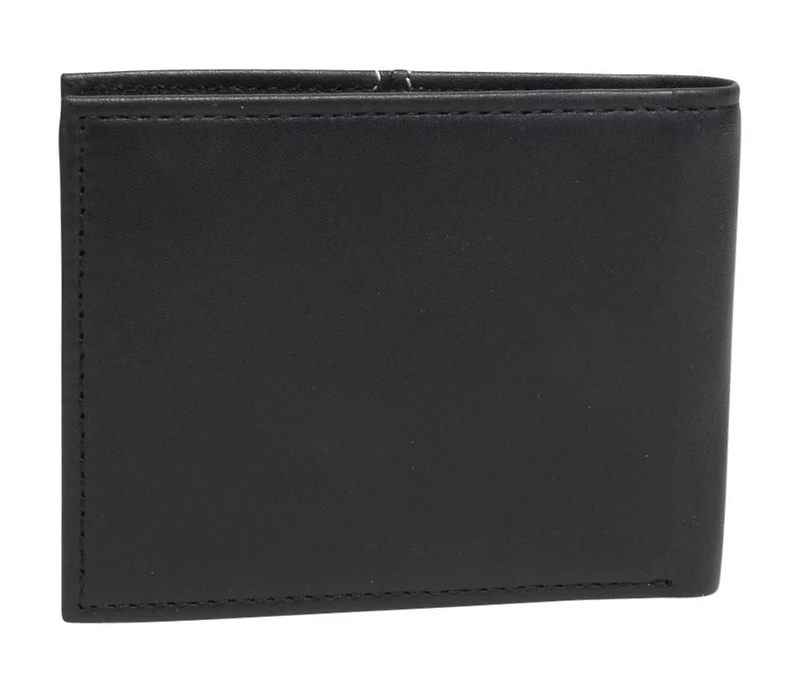 R70 Men's Genuine Slimfold Black Wallet