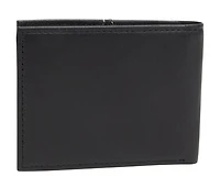 R70 Men's Genuine Slimfold Black Wallet