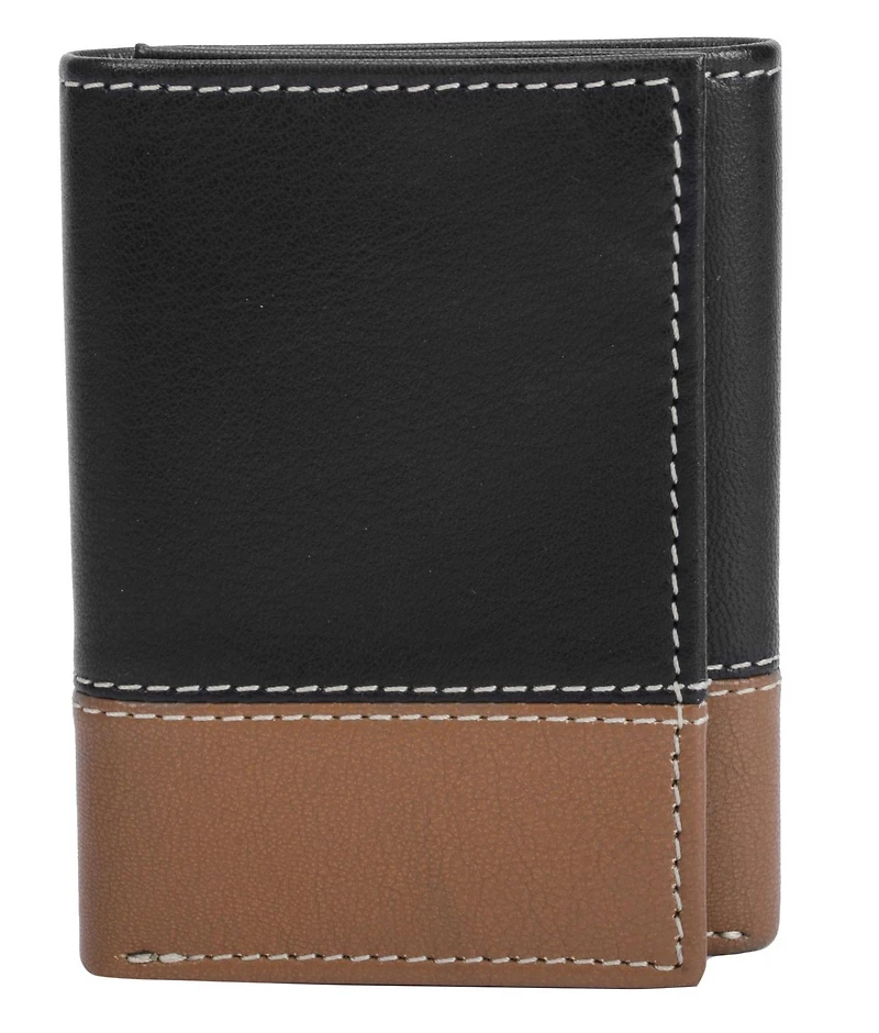R70 Trifold Wallet, LEATHER TRIFOLD WALLET