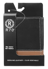 R70 Trifold Wallet, LEATHER TRIFOLD WALLET
