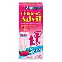 Children's Advil Dye Free Blue Raspberry Suspension 230 mL