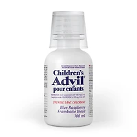 Children's Advil Dye Free Blue Raspberry Suspension 230 mL