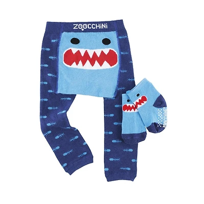 ZOOCCHINI Grip + Easy Bebe Bambin Crawler de Confort Legging et Ensemble Chaussettes
