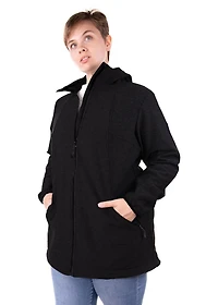 Swiss Tech Women's Plus Size Stretch Soft-Shell Jacket