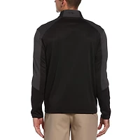 Men's Performance Long Sleeve Knit Full Zip Textured Jacket