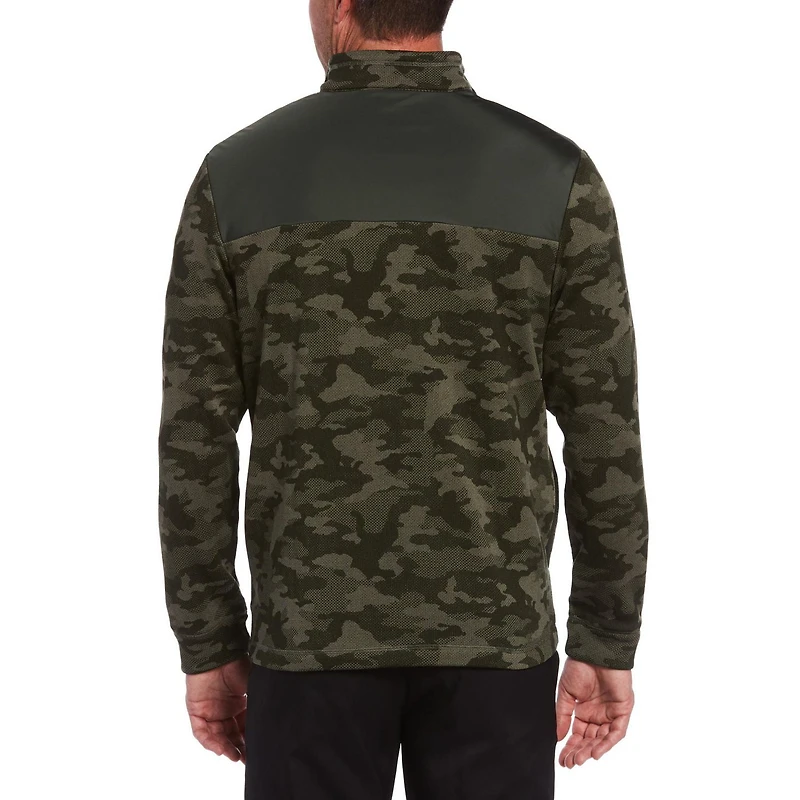 Performance Camoflauge 1/4 Zip à manches longues pour hommes