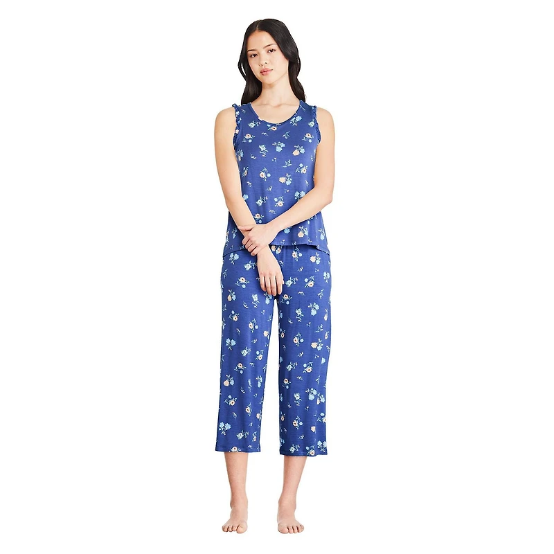 Ensemble 2 pièces avec pantalon capri George pour femmes