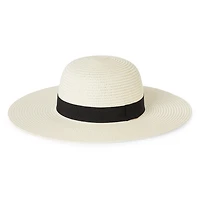 Panama en paille Time and Tru pour femmes