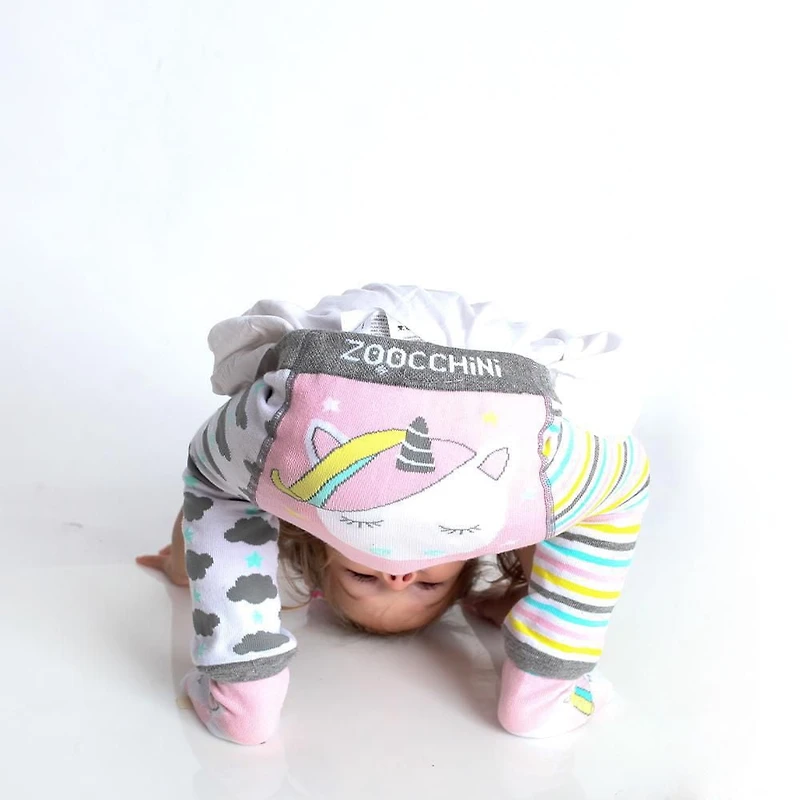 ZOOCCHINI Grip + Easy Bebe Bambin Crawler de Confort Legging et Ensemble Chaussettes