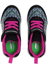 Minecraft Lighted Girls  Athletic Shoes