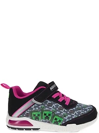Minecraft Lighted Girls  Athletic Shoes