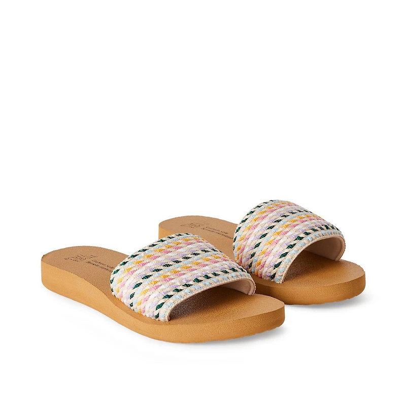 Sandales à talons compensés Time and Tru pour femmes