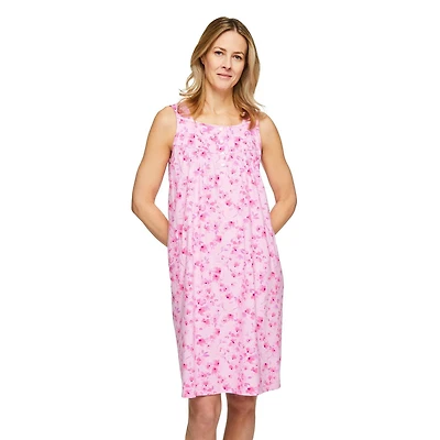 Chemise de nuit sans manches Iyla pour femmes
