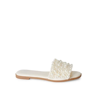 Madden NYC Women's Rhinestone Sandals