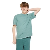 T-shirt délavé à manches courtes avec encolure ras du cou Jackson pour garçons Tailles M-TTG