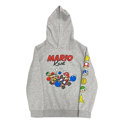 Boys Mario Kart Bumping Karts Long Sleeve Hoodie