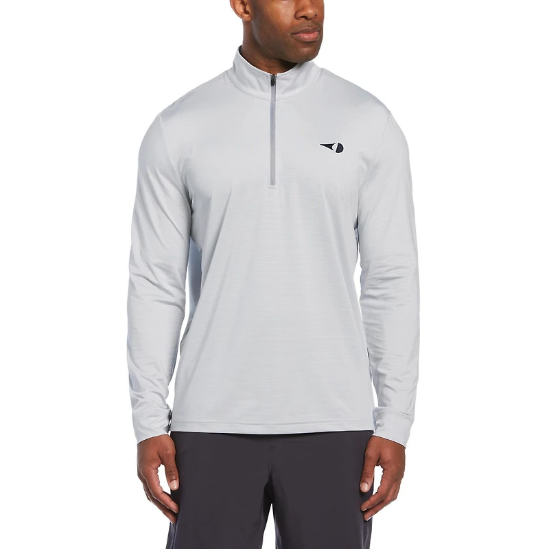 Grand Slam Tennis Solar 1/4 Zip T-shirt de tennis à manches longues pour homme