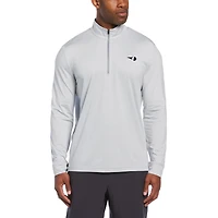 Grand Slam Tennis Solar 1/4 Zip T-shirt de tennis à manches longues pour homme