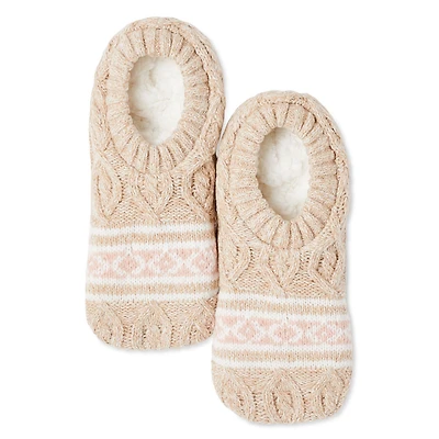George Women's Patterned Slipper Socks