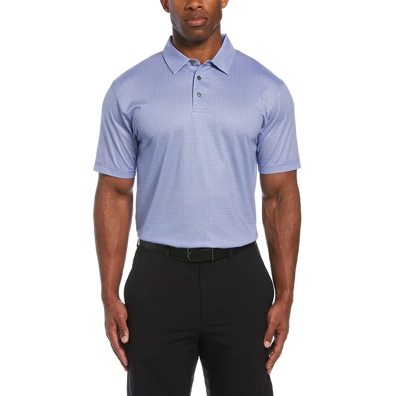 Ben Hogan Polo de golf à imprimé vichy pour homme
